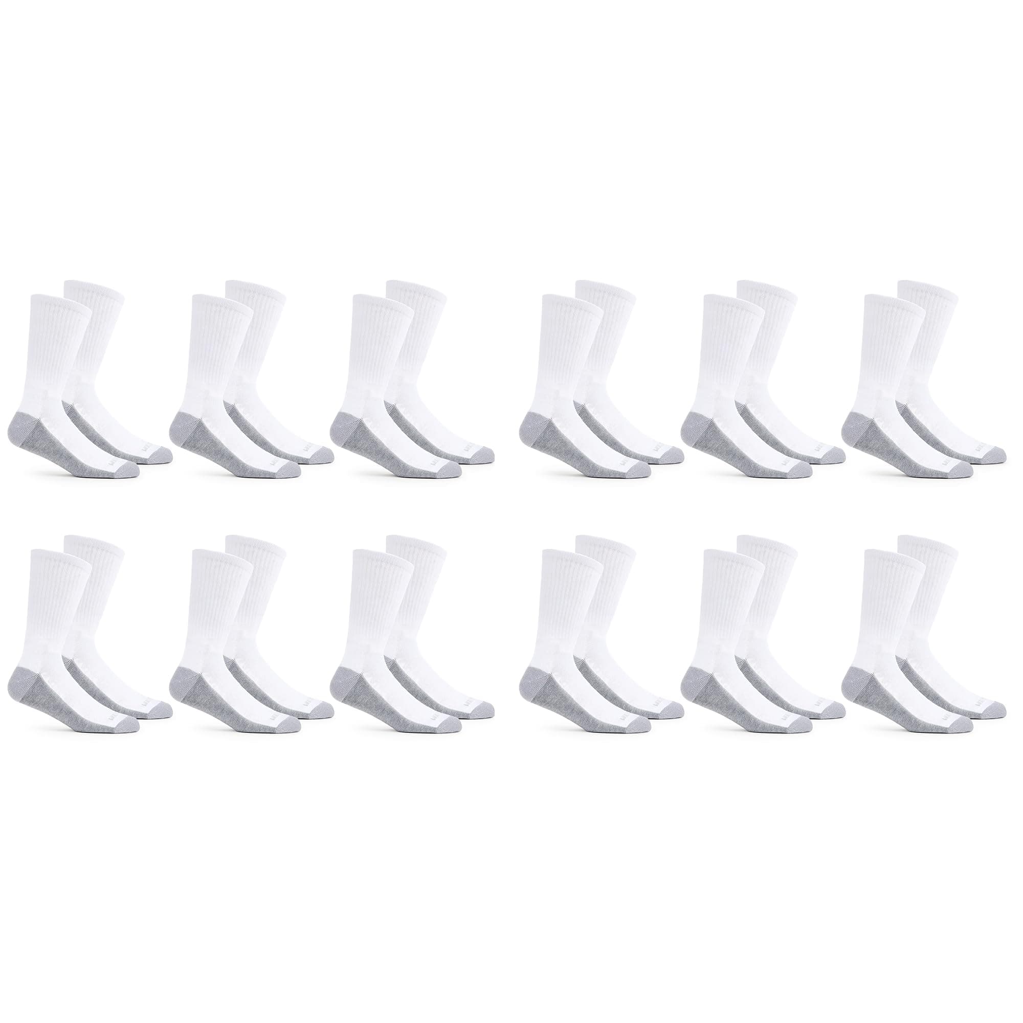 Men's Dual Defense Crew Socks (12-Pack)