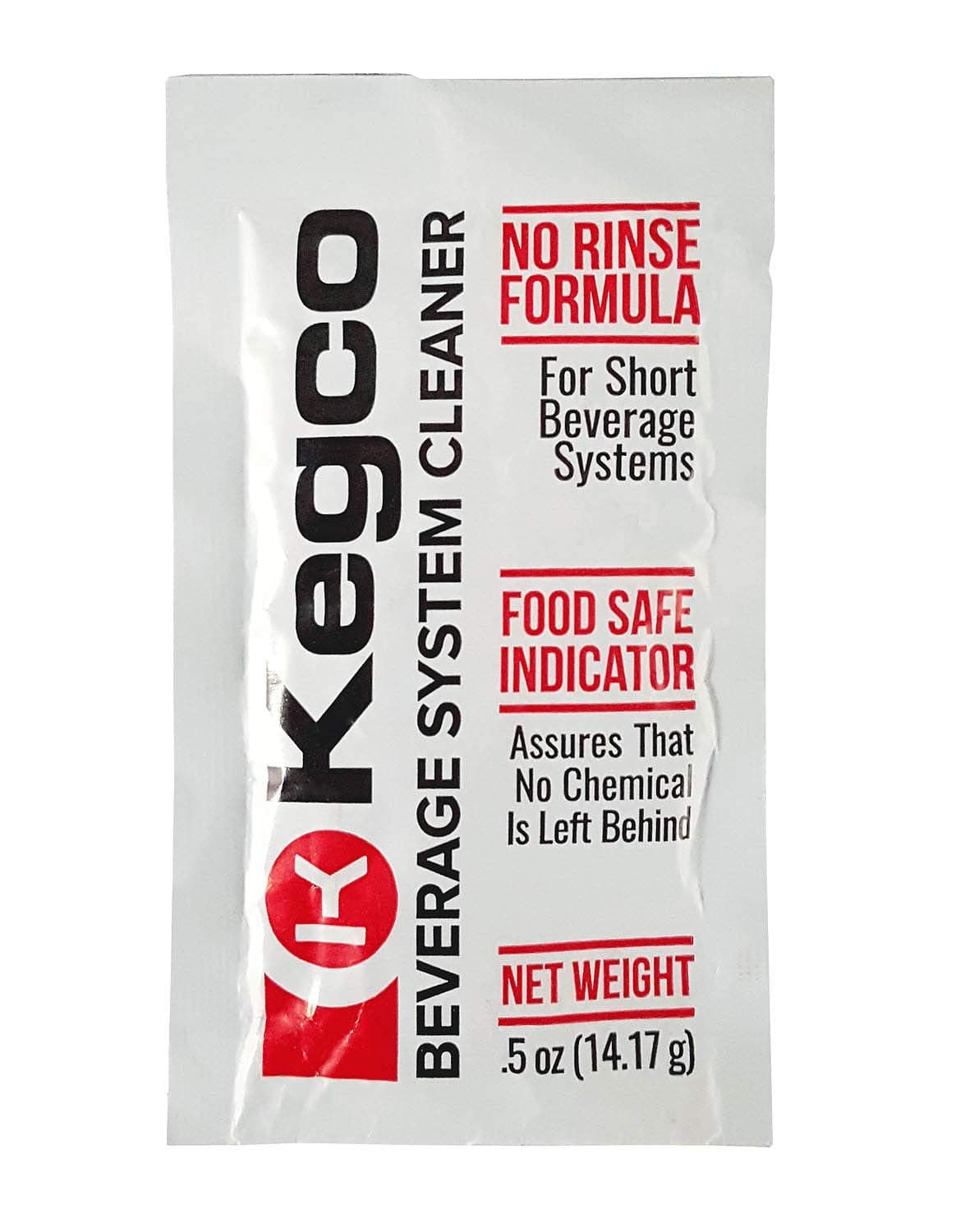 KegcoNo-Rinse Cleaner, 0.5 oz, Clear