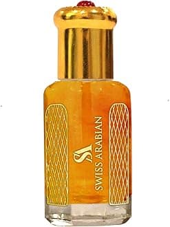 SWISSARABIAN Encore 12mL | Artisanal Hand Crafted Perfume Oil Fragrance for Men| Traditional Attar Style Cologne | by Perfumer Swiss Arabian | Great Gift/Party Favors | Pocket Size Body Oil