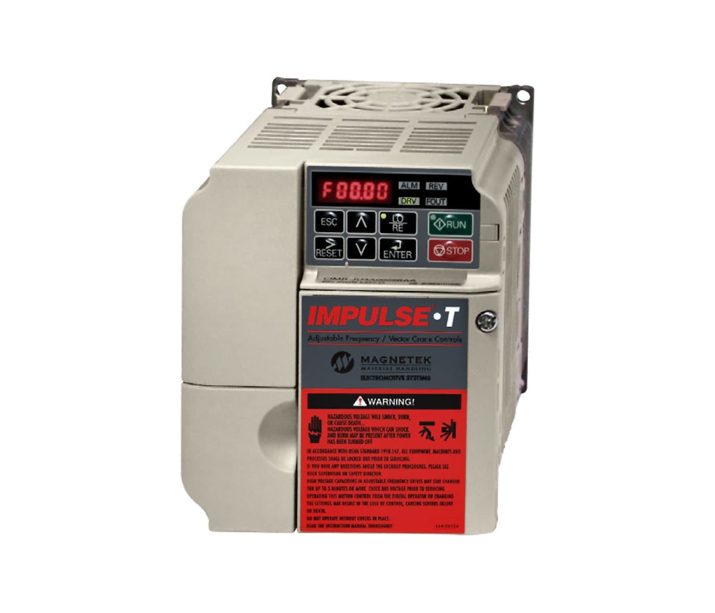 Magnetek Magnetek IMPULSE G+ Mini VFD, 1.8FLA, 3/4HP, 460VAC, Part No. 4002-G+M