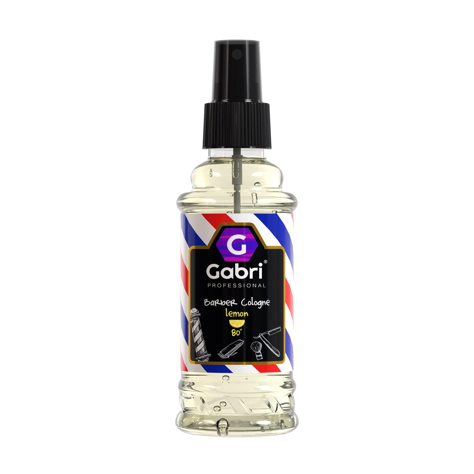 Gabri Lemon Cologne 150ml, Eau De Cologne, Turkish Lemon Scent, Barber Fragrance Spray, Mens Grooming, Traditional Turkish After Shave
