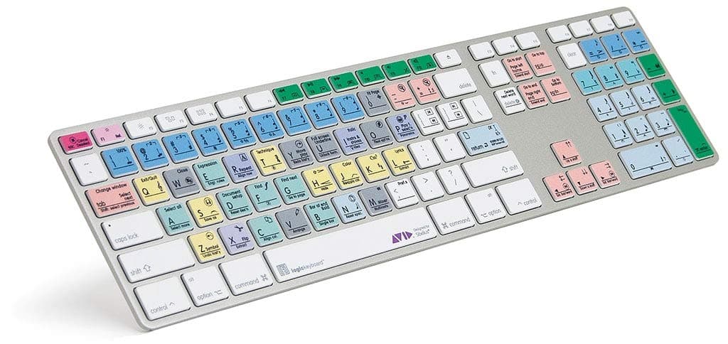 LogicKeyboard Designed for Avid Sibelius Mac Advance Line Keyboard Part: LKBU-SIB-AM89-US