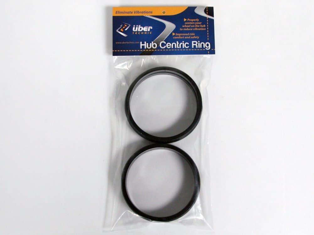 UberTechnic Hubcentric Rings - 56.1mm ID to 72.6mm OD - Black Polycarbonate Plastic Hubrings - Only Fits 56.1mm Vehicle Hub and 72.6mm Wheel Centerbore - Hub Centric Centering Rings (Pack of 4)
