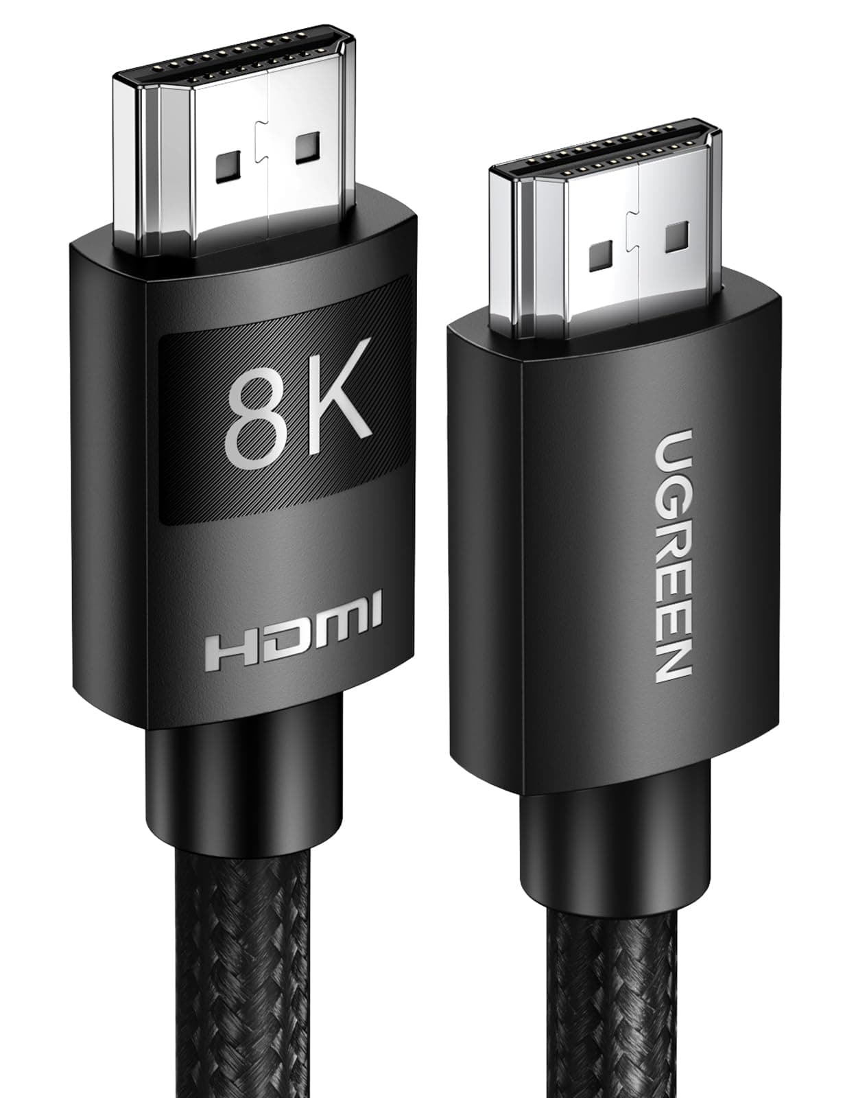 HDMI Cable 1M 8K HDMI 2.1 Ultra HD High-Speed 48Gbps 8K@60Hz Braided Cord eARC Dynamic HDR Dolby Vision Compatible with MacBook Pro PS5 Switch TV Xbox Roku UHD TV Blu-ray Projector