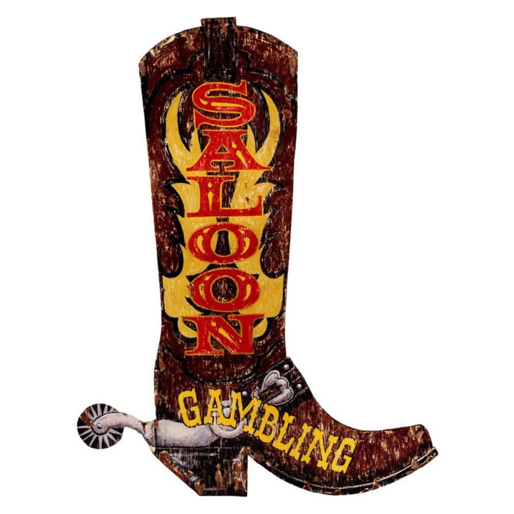 Boot Saloon Wall Art - 36W x 27H in.