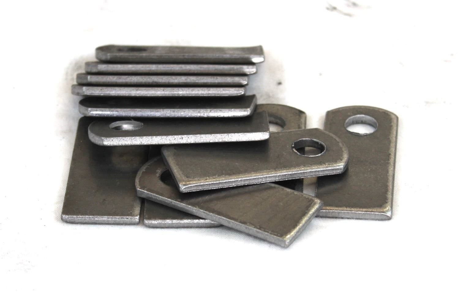 unp Weld On Steel Flat Tab Brackets 1'' x 2 3/8'' x 1/8'' Lot of 12 Brackets