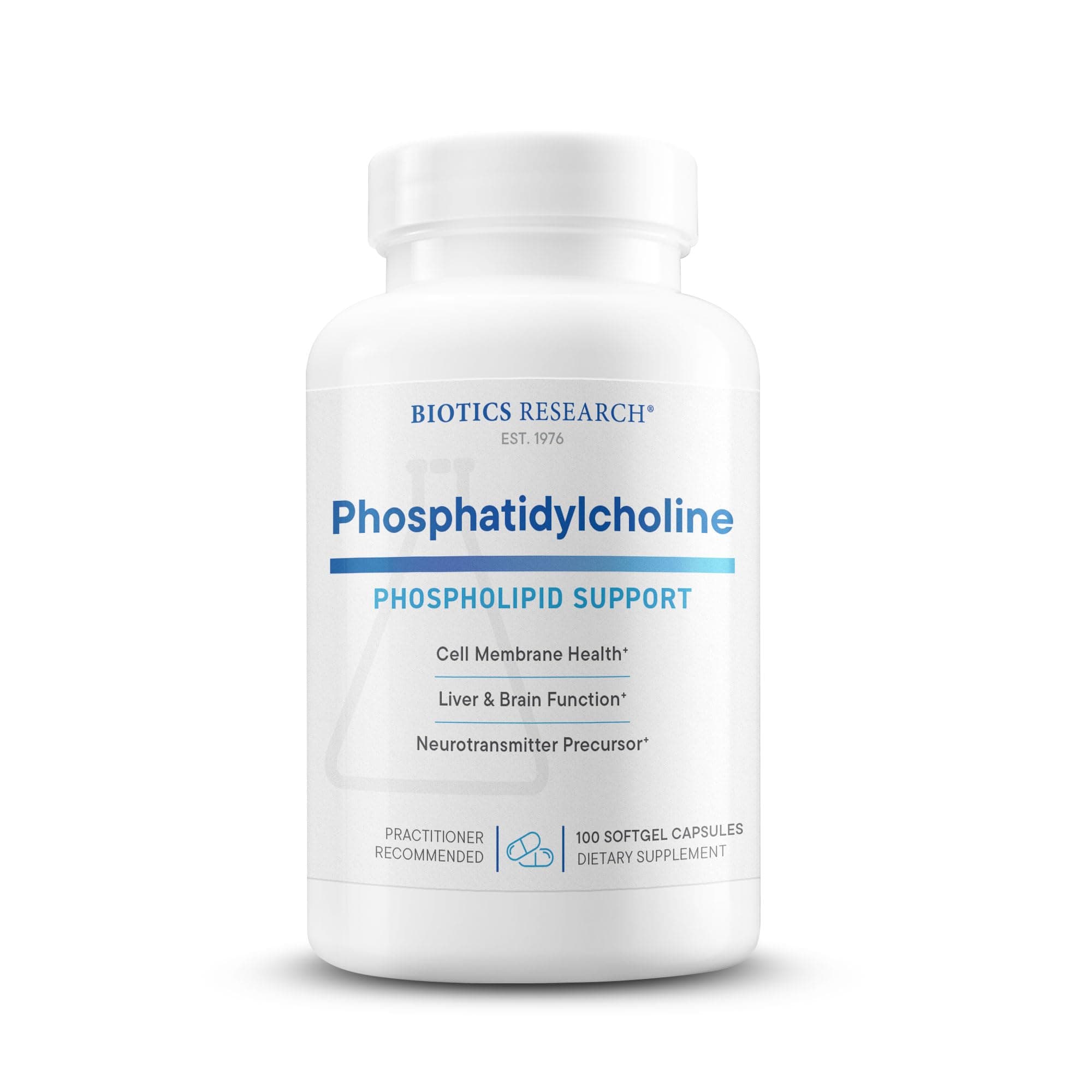 Biotics Research Phosphatidylcholine – 100 Softgel Capsules