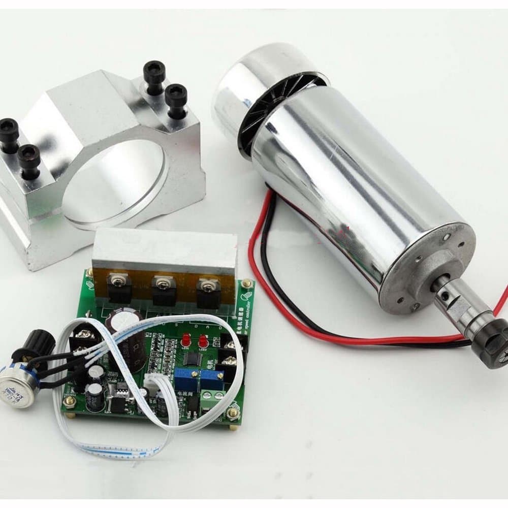 Updated 400W Spindle Motor ER11 + Mach3 PWM Speed Controller & 3.175mm Mount Engraving Kit CNC