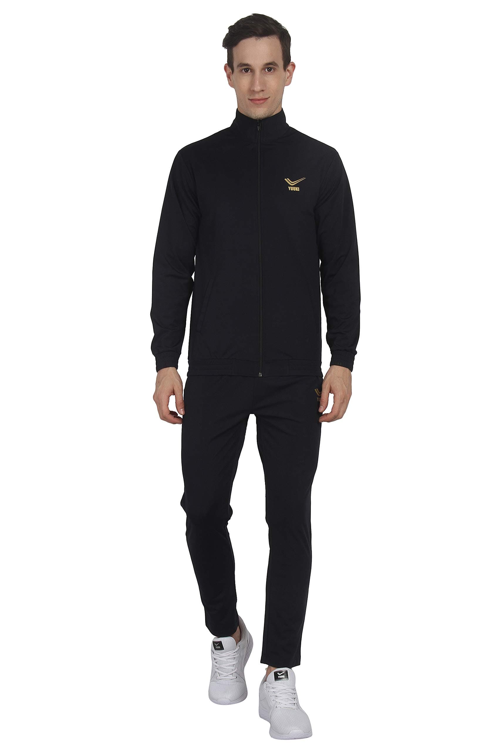 YUUKI Men's CORE 365 TS Navy Track Suit (Blue , Small )