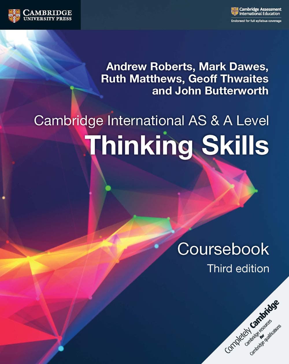 Cambridge International AS/A Level Thinking Skills Coursebook