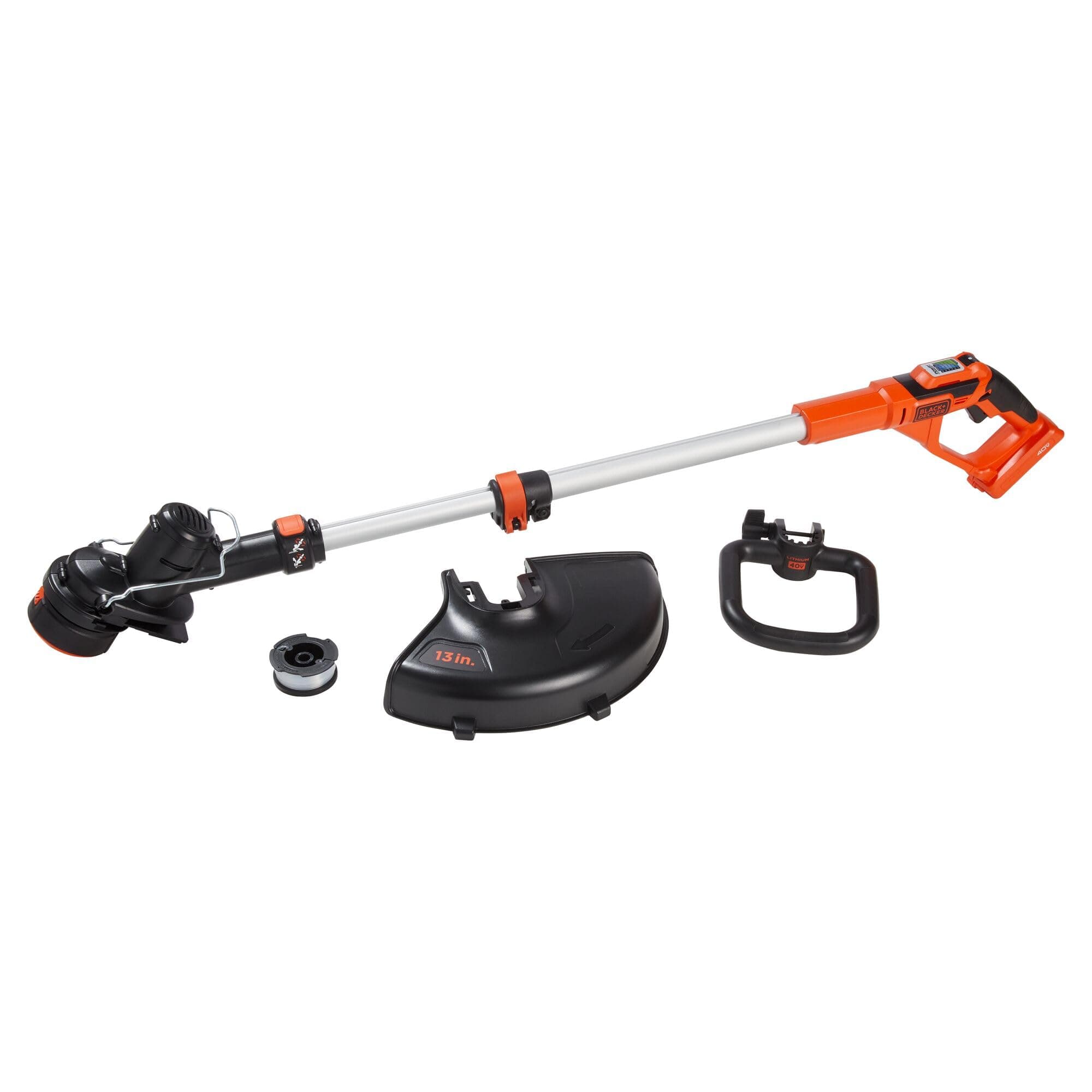 BLACK+DECKER 40V MAX String Trimmer and Lawn Edger, 13 Inch Weed Eater, Far Reach, Battery and Charger Not Included (LST136B)