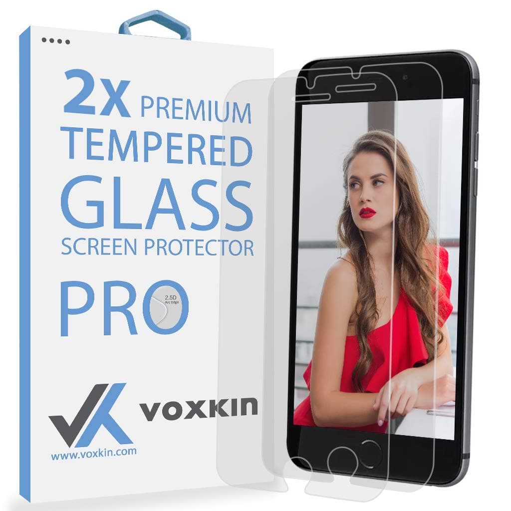 [2 Pack - 4.7" Screen] iPhone 6, 6s, 7 and 8 Tempered Glass Screen Protector Shield - 0.33mm Thick Guard & Protect from Crash - Anti Scratch Bubble Free Ultra Resistant & Shatter Proof