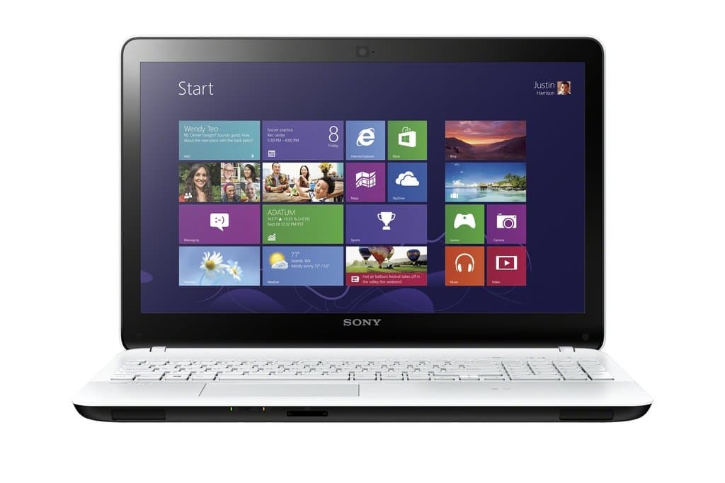 Sony VAIO Fit E 15.5-inch Laptop (White) - (Core i3 1.9GHz Processor, 4GB RAM, 750GB HDD, Windows 8)