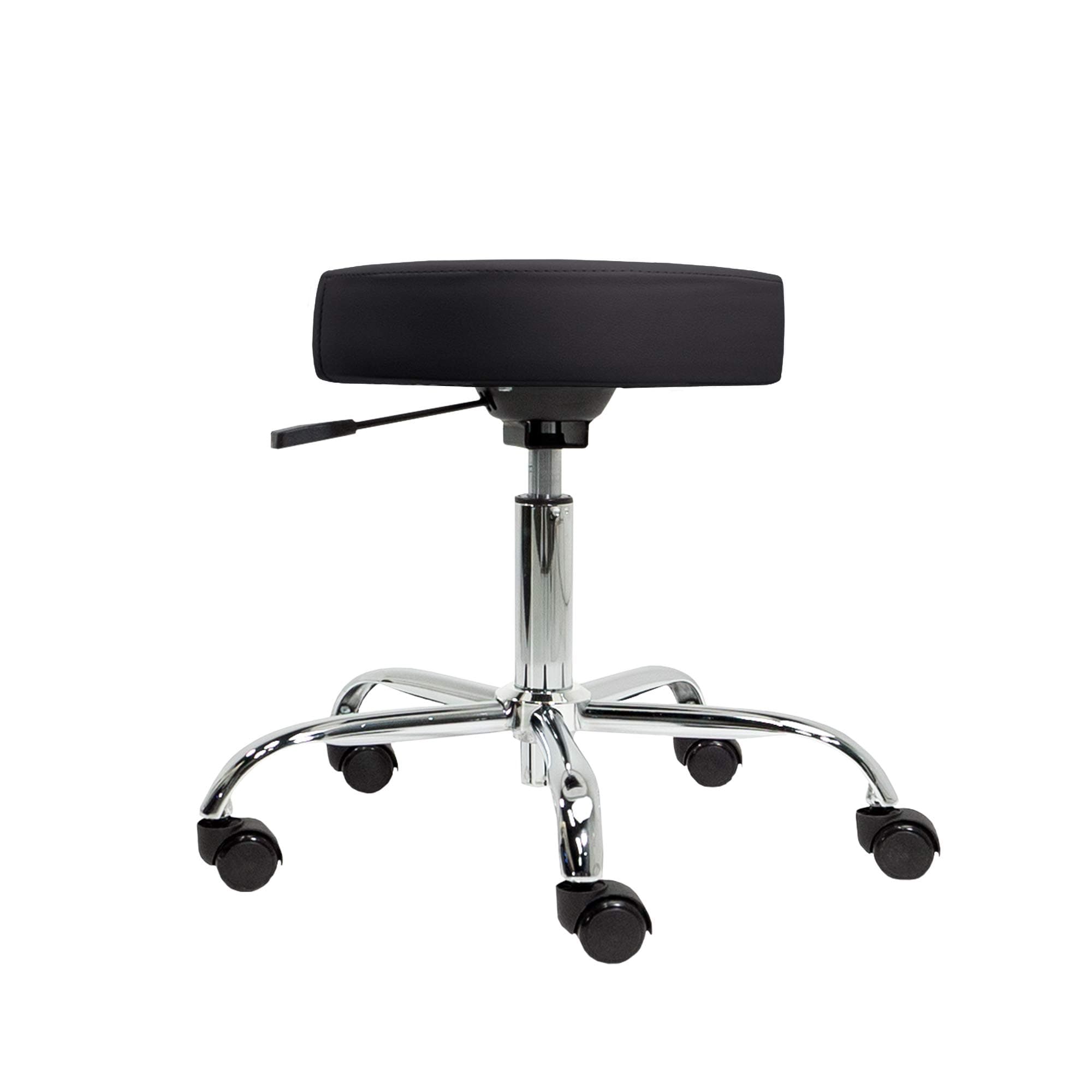 EarthLitePneumatic Massage Salon Rolling Stool - No Leaking (vs. Hydraulic), Adjustable, CFC-Free, Medical Spa Facial Chair
