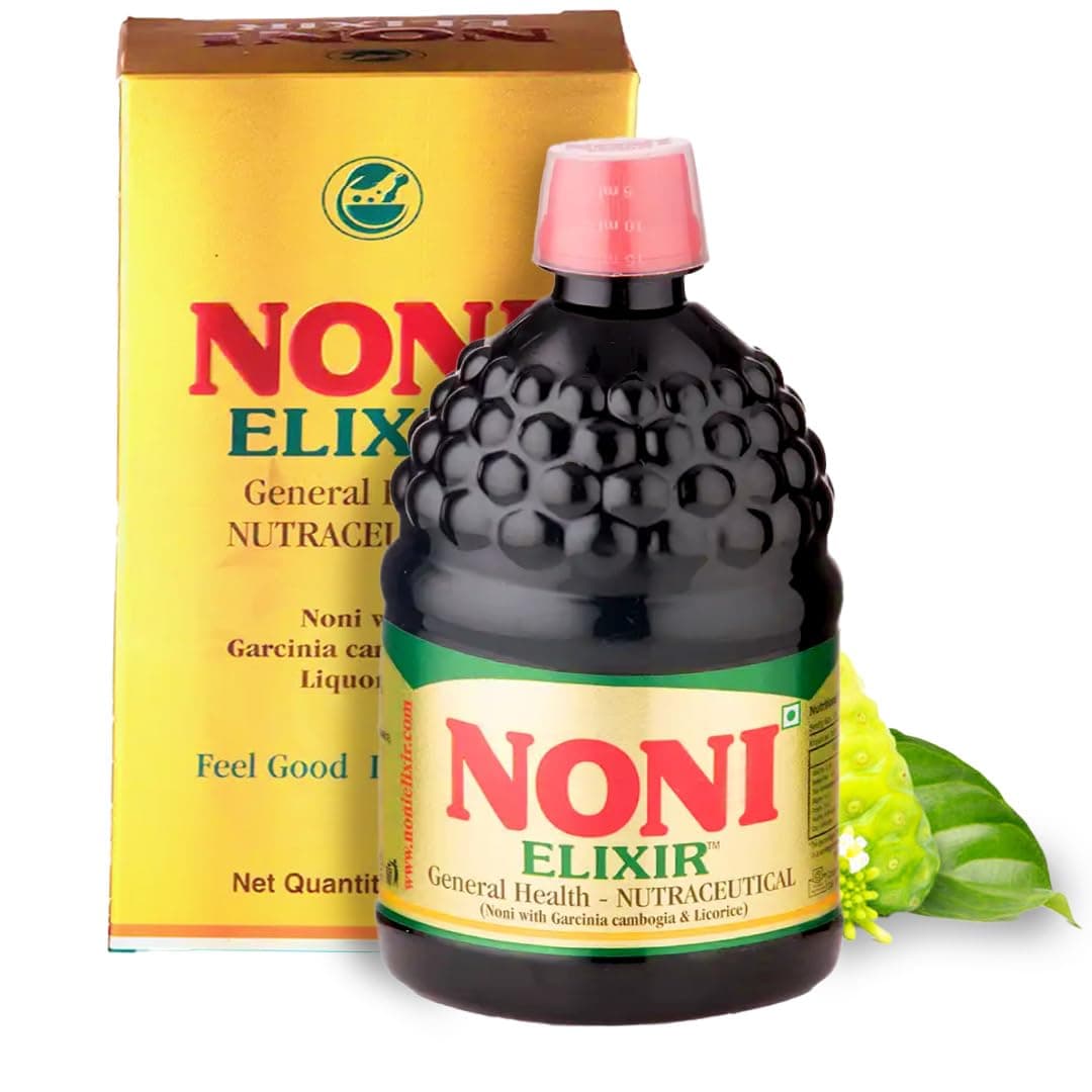 Noni Elixir General Health Care Noni Fruit Extract (500 ML) Made with Natural & Original Noni Fruit Extract, Kokum & Licorice|Rich in Vitamins & Antioxidants(Pack of 1) liquid