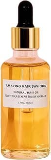 Hair Saviour Oil - Natural Hair Oil, Nourishing Treatment for Dry Damaged Locks, Promotes Growth & Shine with Rosemary & Coconut Oil, Frizz Control & Scalp Care