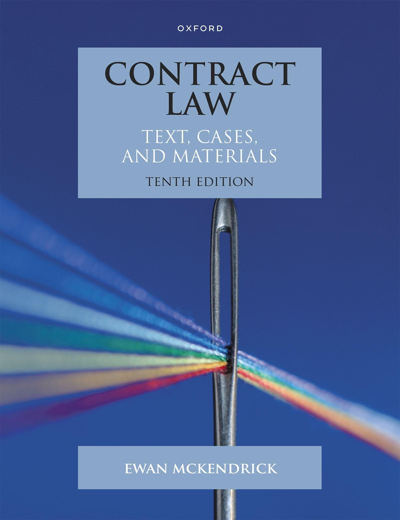 OXFORD UNIVERSITY PRESS Contract Law: Text, Cases and Materials
