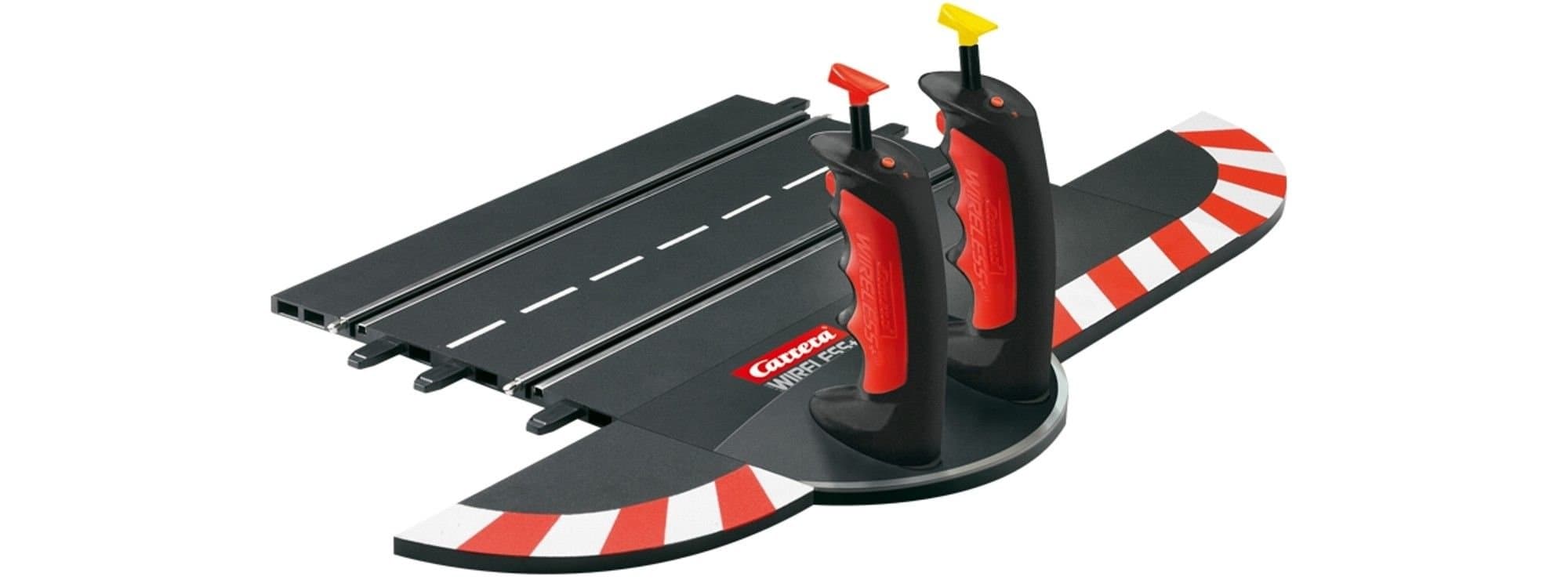 20010109 WIRELESS+ Set Duo 2.4 GHz Technology 124 / Digital 132 Slot Car Track Accessory, Red/Black, 132/124