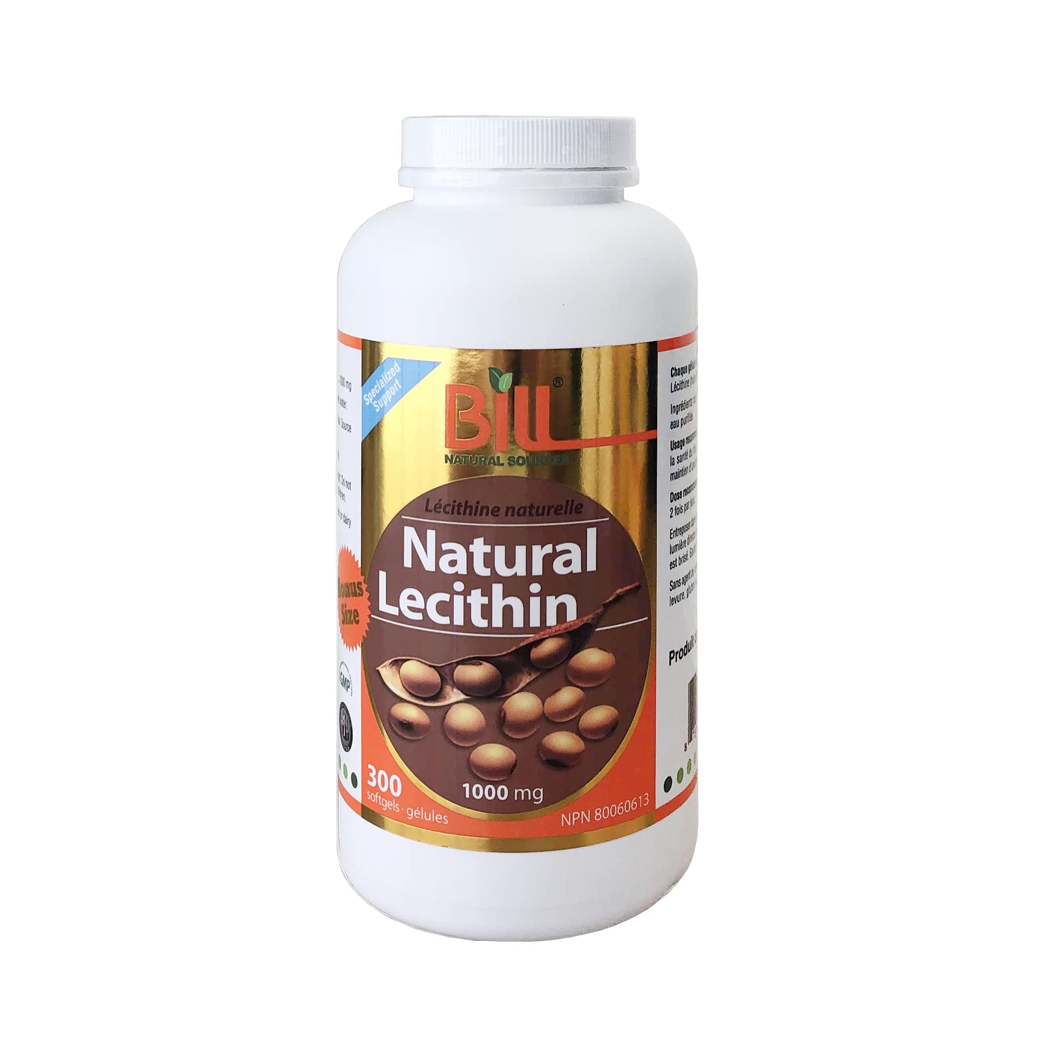 Bill Natural Lecithin 1000mg 300 Caps