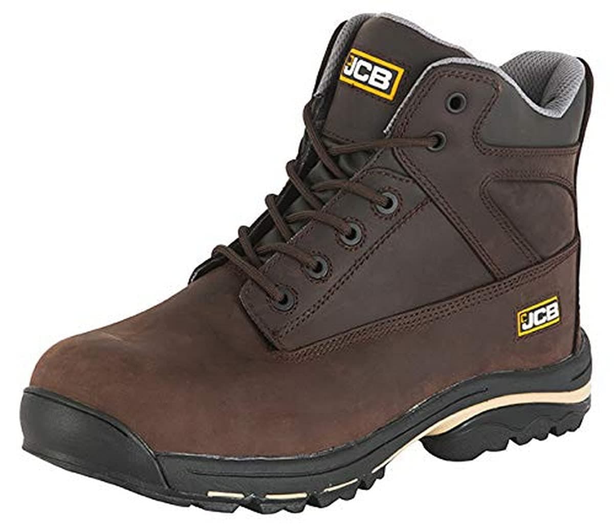 JCB - Mens Boots - Safety Boots - Work Boots - Workmax - Dark Brown - Size UK 13
