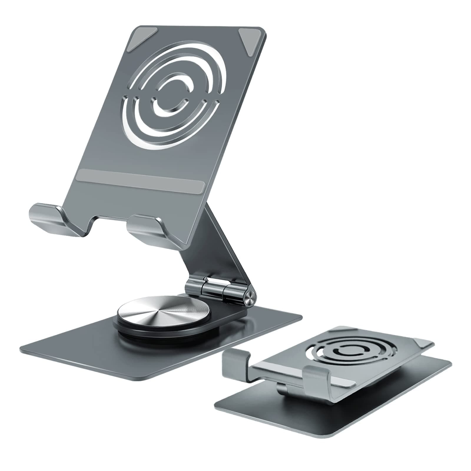 TERRIFI Foldable Cell Phone Stand, Adjustable Desktop Phone Holder, Compatible with All Mobile Phone, iPhone 14 13 Pro Max Mini, iPad, Tablet 4-11'', Suitable for Travel, for Desk, Office