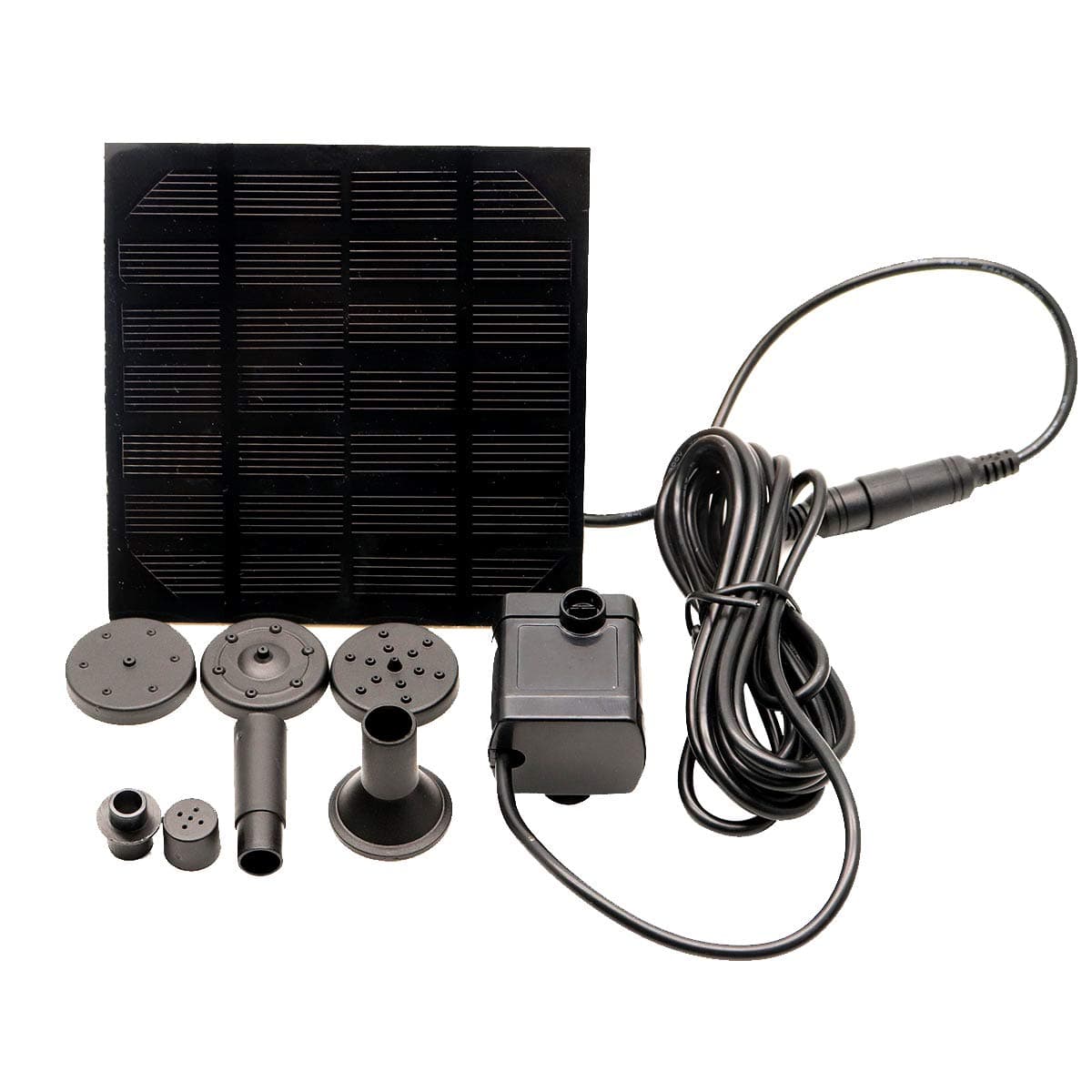 Solar Fountain - Panel Water Pump for Bird Bath Solar Panel Kit Outdoor Fountain for Outdoor Small Pond, Patio Garden and Fish Tank