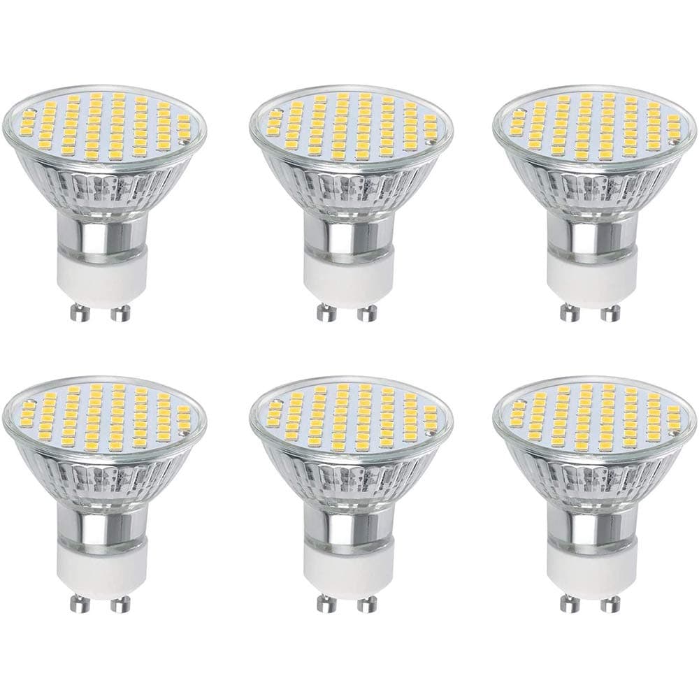 Vicloon GU10 LED 3W Spot Light Equivalent 30W Halogen Bulb, 2700K Warm White, 300LM, 120° Beam Angle, Pack of 6