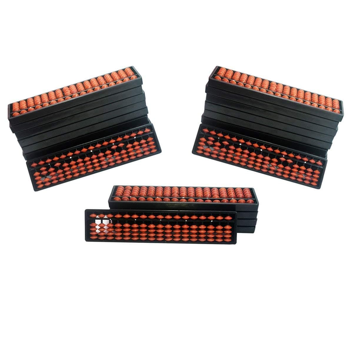 Abacus Math Learning Kit for Kids 17rod Brown|17rod Educational Abacus Tool|Abacus Scale|Abacus Toys for Kids|Abacus Calculator|Single Colour Brown–17B-Pack of 25