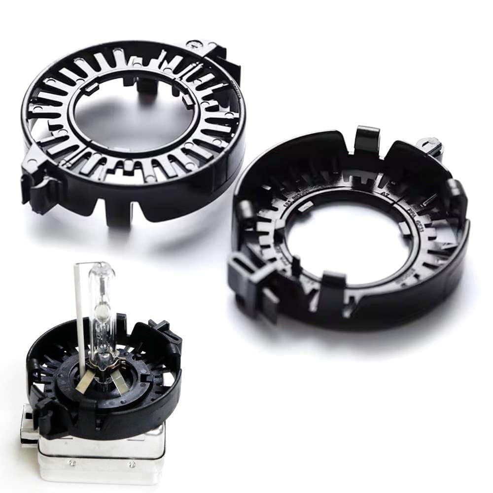 iJDMTOY One Pair D1S D3S OEM Light Bulbs Adapter Clip Rings Retainer Holders Compatible with Varieties of European Vehicles