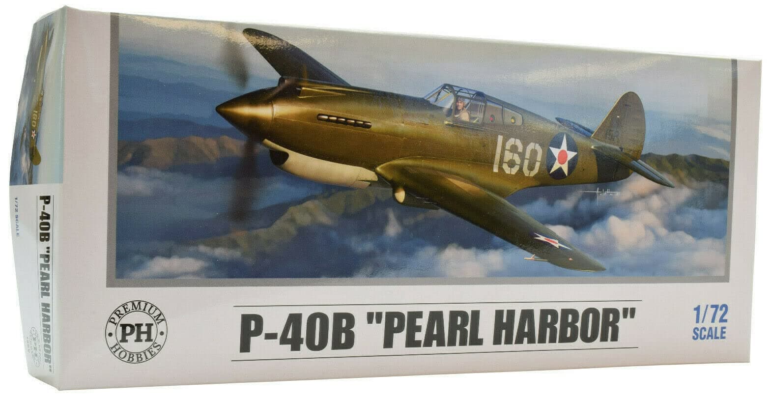 P-40B "Pearl Harbor" 1:72 Plastic Model Airplane Kit 135V