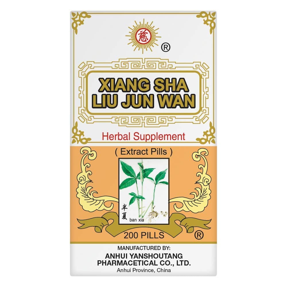 Xiang Sha Liu Jun Wan Herbal Supplements (200 Pills) (1 Bottle) (Solstice)