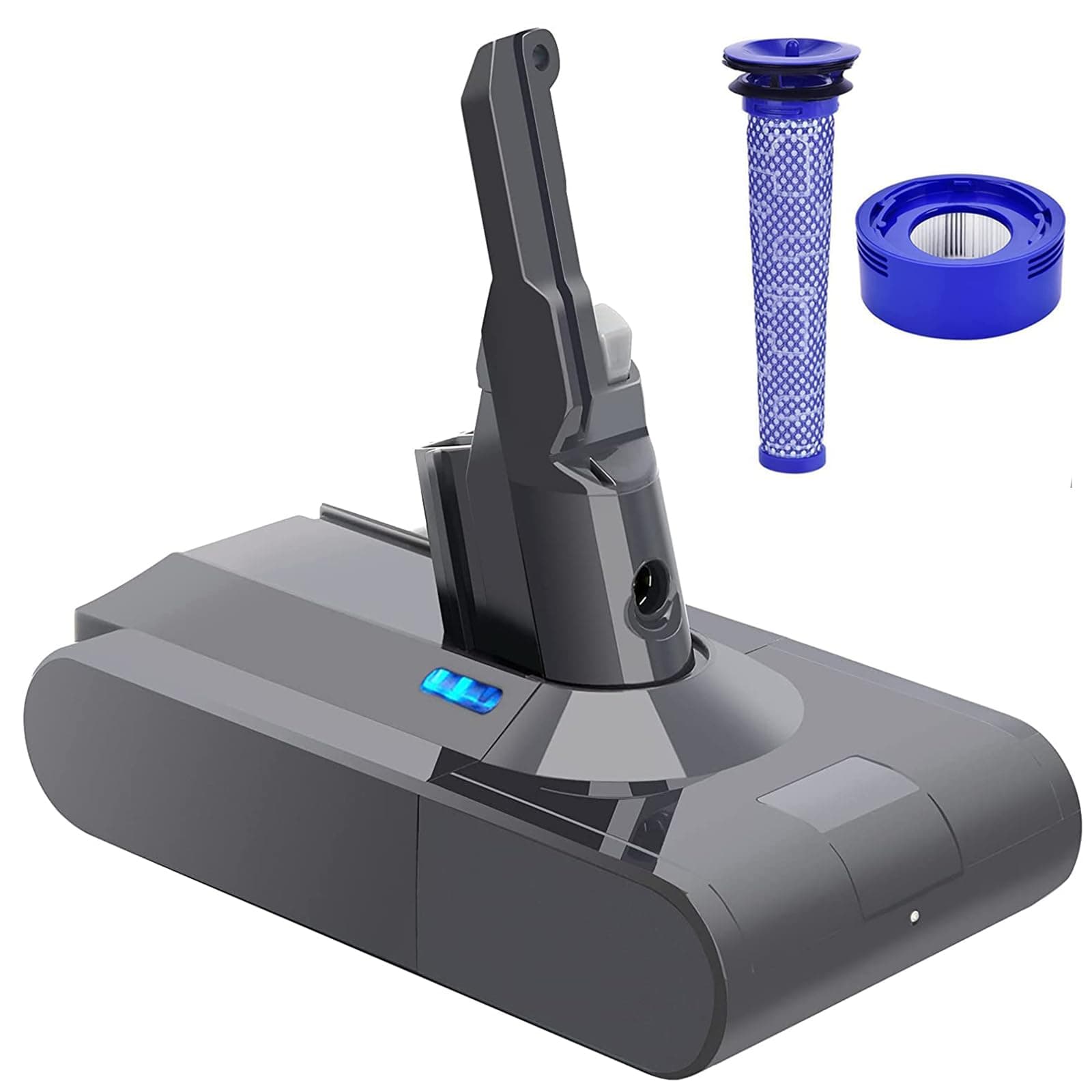 Bonacell 21.6V 6.0Ah V8 Battery Replacement for Dyson V8 Battery Li-ion V8 215681 967834-05 SV10 V8 Absolute V8 Animal V8 Motorhead V8 Fluffy V8 Cord-Free Handheld Vacuum