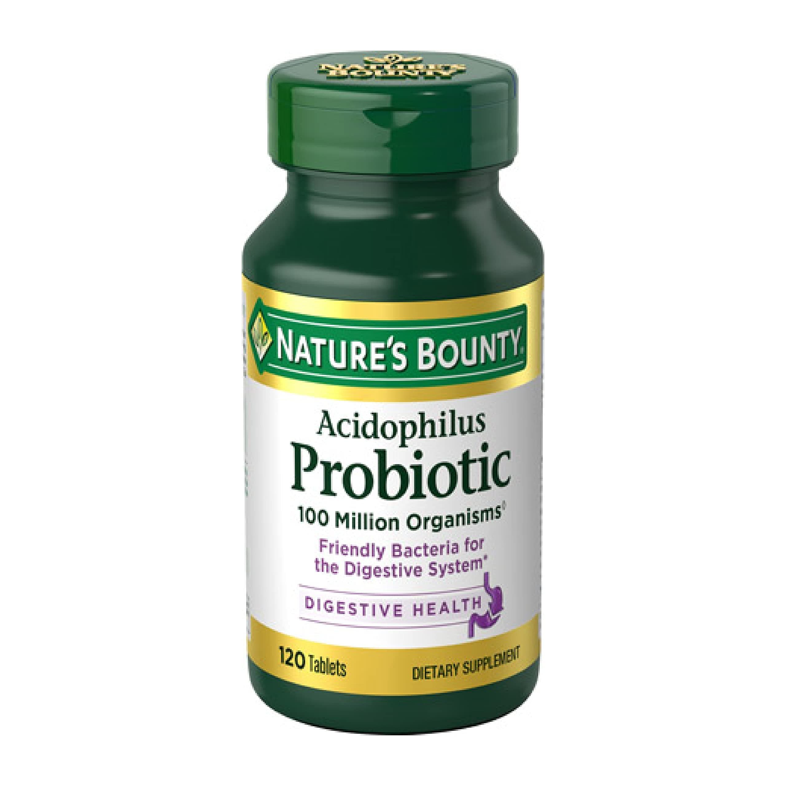 Acidophilus Probiotic, Pack of 120 Tablets