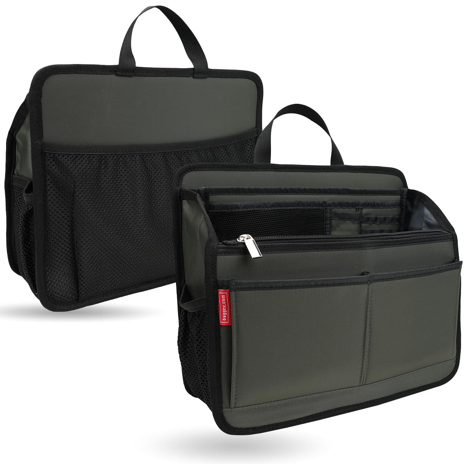 Baggex Store Insert Organizer for Casual Briefcase, Shoulder Bag and Tote Bag for Men Women (S) (Gray)