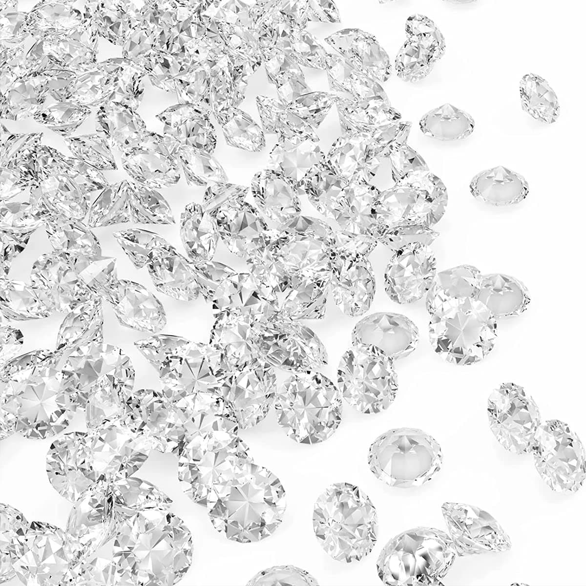 Clear Diamonds Crystals Acrylic 10000pcs Decorative Diamonds for Various Event, Party, Wedding (3MM)