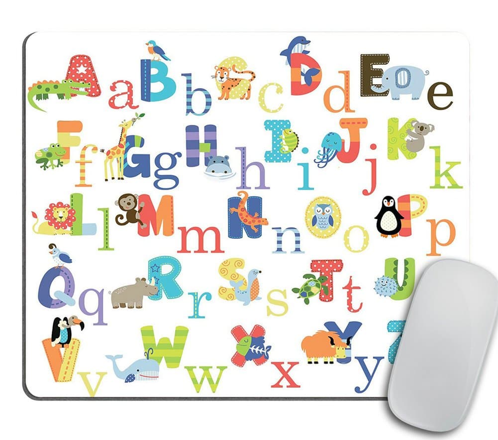 Bright Aqua Blue Turquoise Geode Mineral Stone Mouse Pad, Blue Mousepad