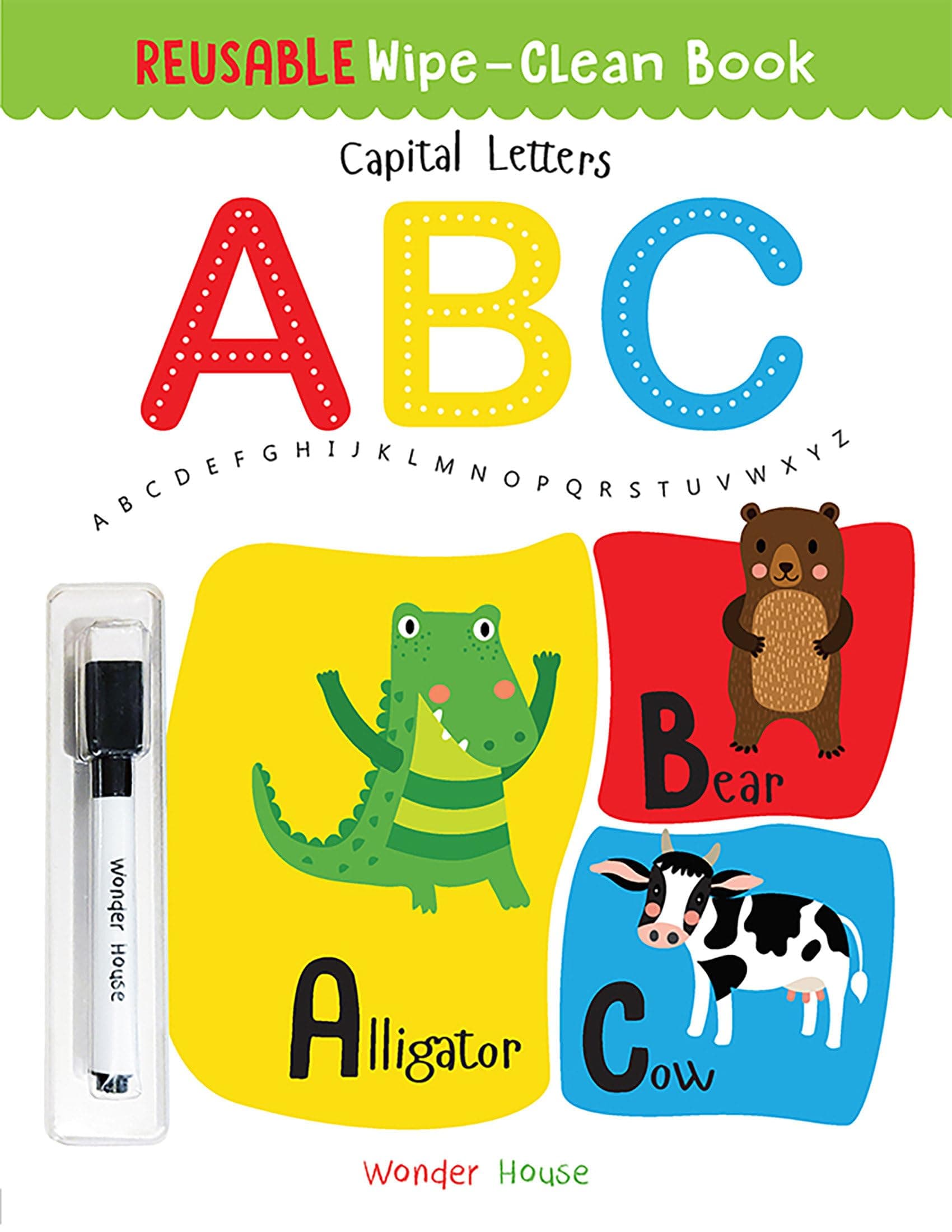 - Reusable Wipe And Clean Book - Capital Letters : Write And Practice Capital Letters