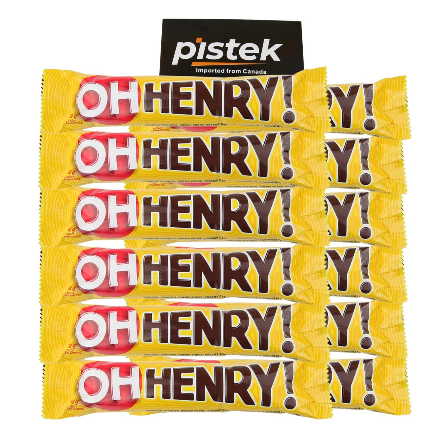 Oh Henry! Full Size Chocolatey Candy Bars 2.05 oz/58g each (12 bars)