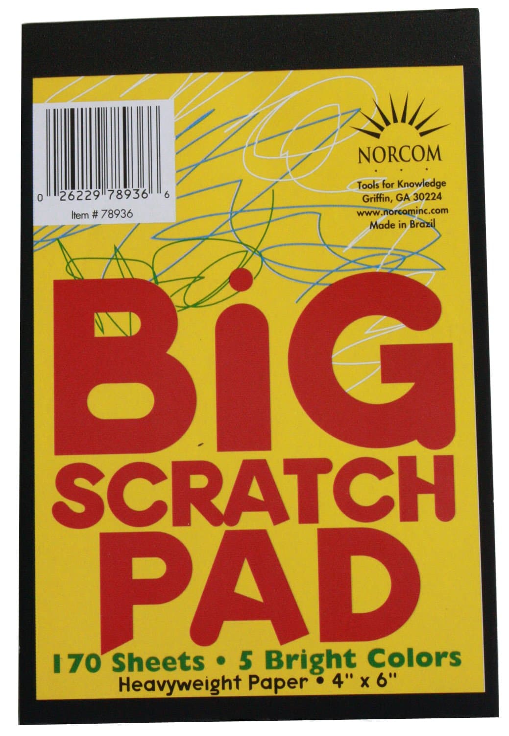 Norcom 78936-24 4" X 6" Big Scratch Pad