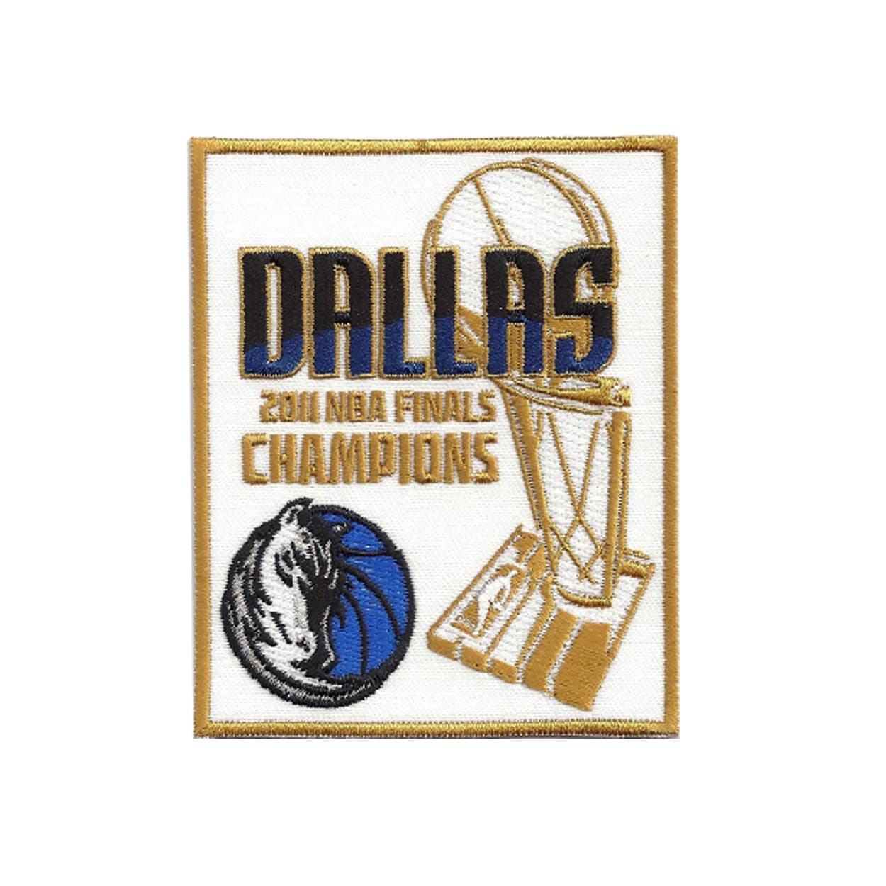 National Emblems NBA Dallas Mavericks 2011 Finals Champions Logo Patch