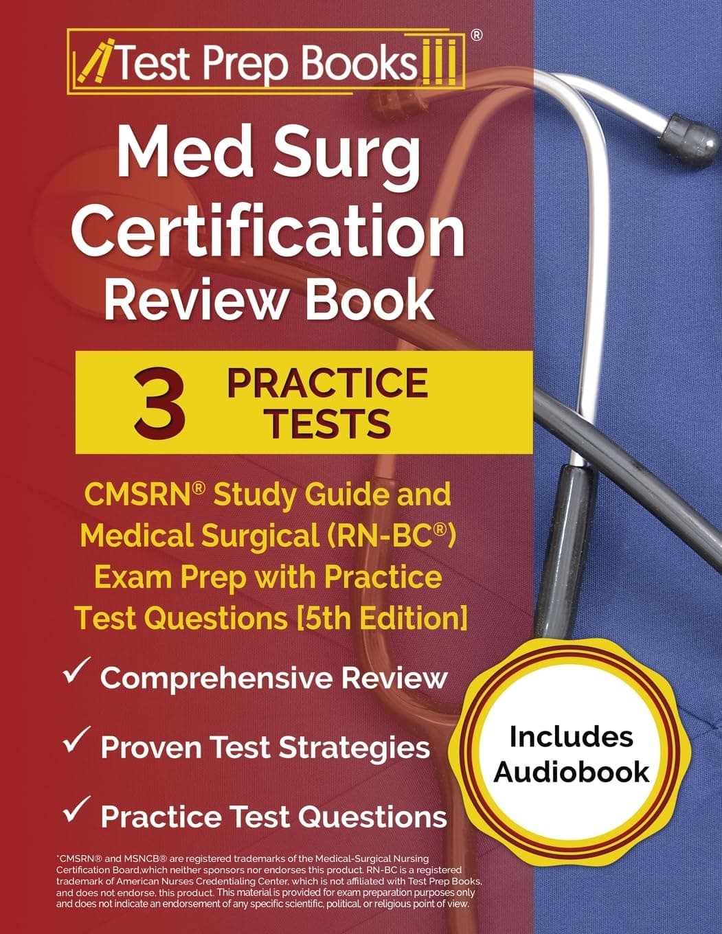 Med Surg Certification Review Book: CMSRN Study Guide and Medical Surgical (RN-BC) Exam Prep with Practice Test Questions: [5th Edition]: 3 Practice ... Medical Surgical (RN-BC) Exam [5th Edition] Paperback – 5 April 2021