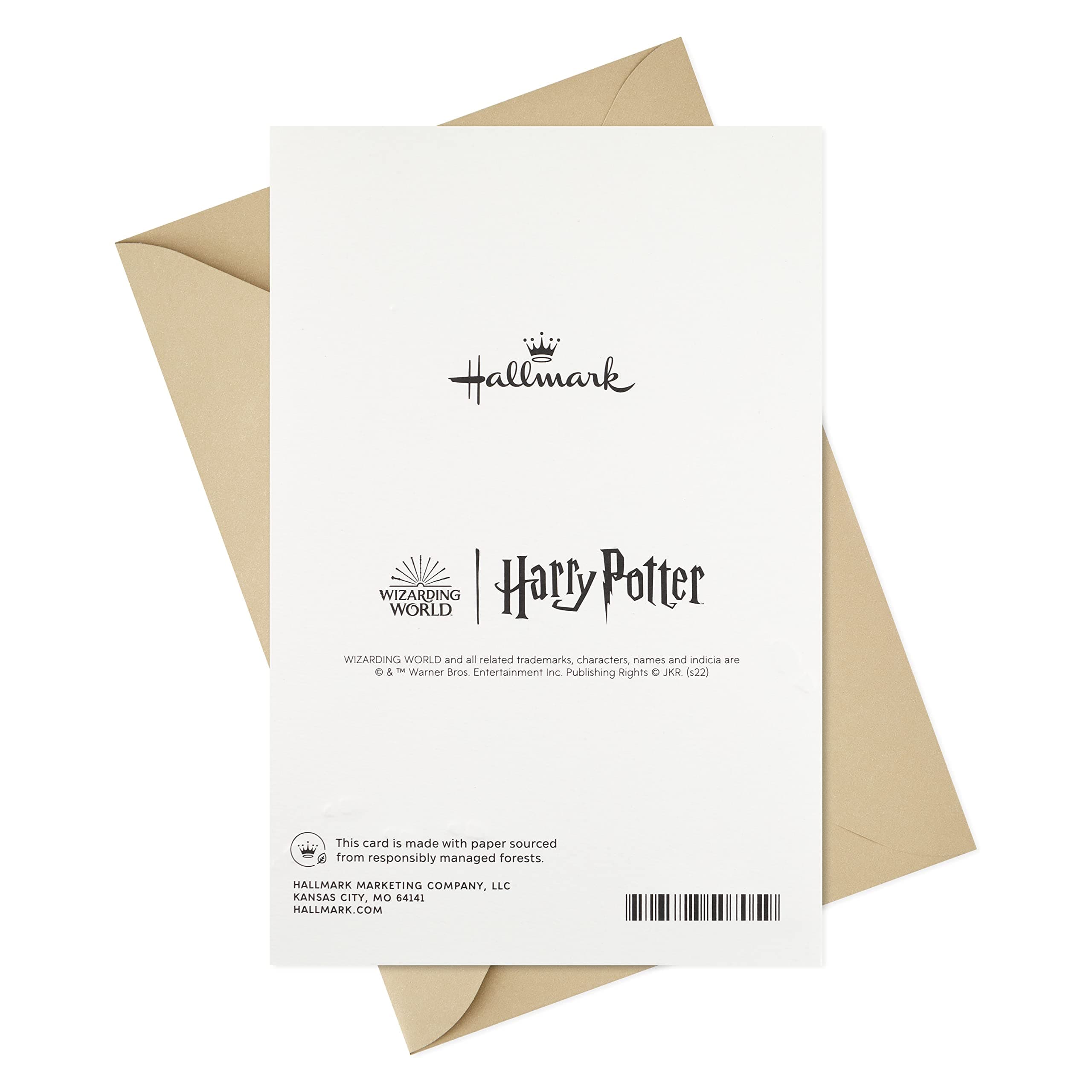 Hallmark Harry Potter Birthday Card (Malada Map)