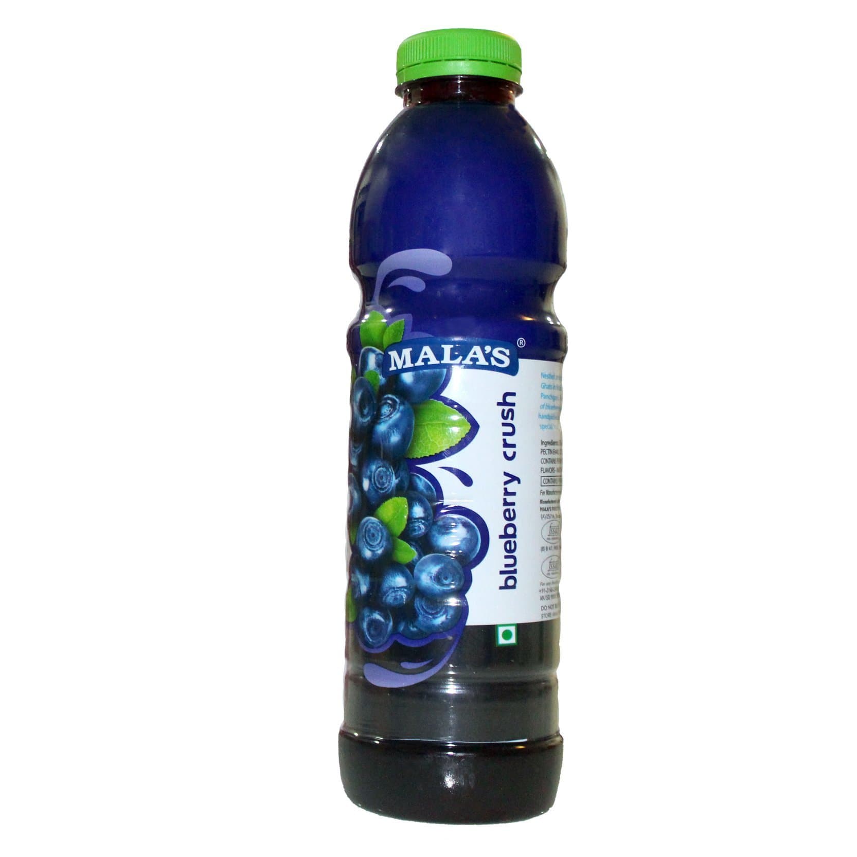 Mala'S, Blue Berry Crush, 750 ml, Dark Blue