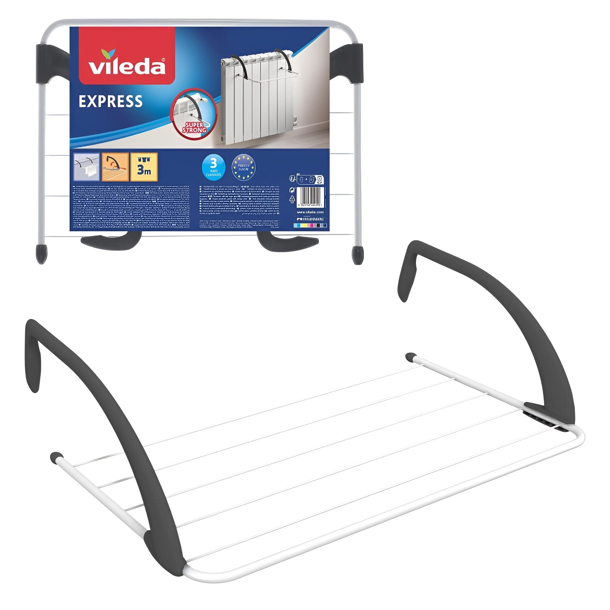 Express Indoor Radiator Airer, White