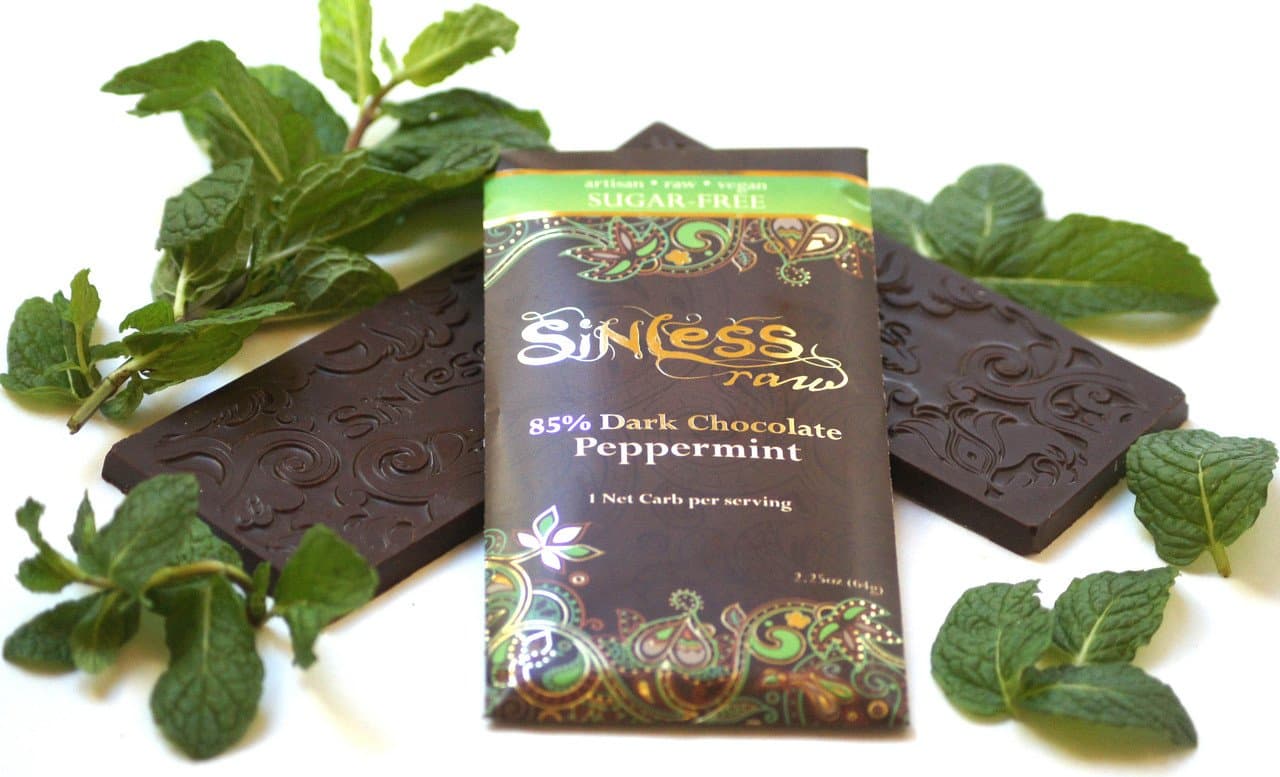 Sinless Raw, Tea 85 Peppermint, 2.25 Ounce