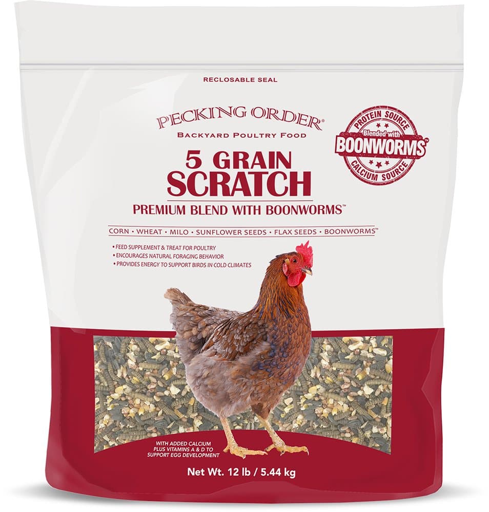 Pecking Order Boonworm Treats, 5 Grain Scratch (12 lb)
