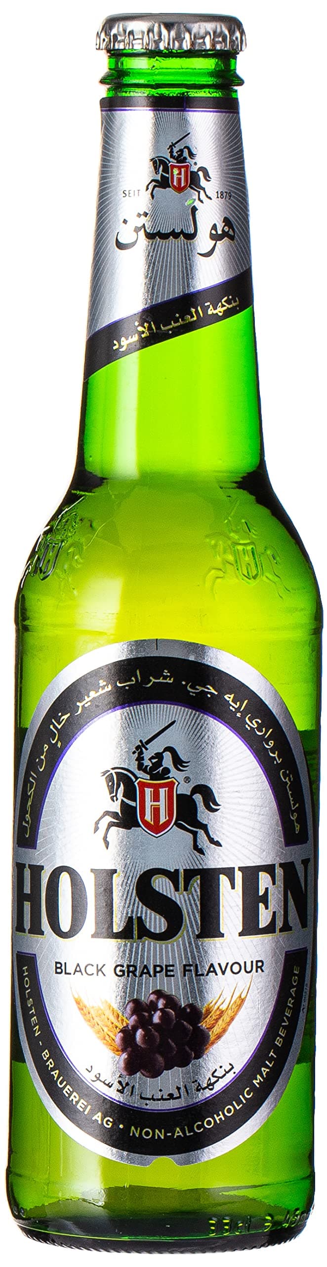 Holsten Black Grape Flavour Non-Alcoholic Malt Beverage, 6 X 330 Ml - Pack Of 1