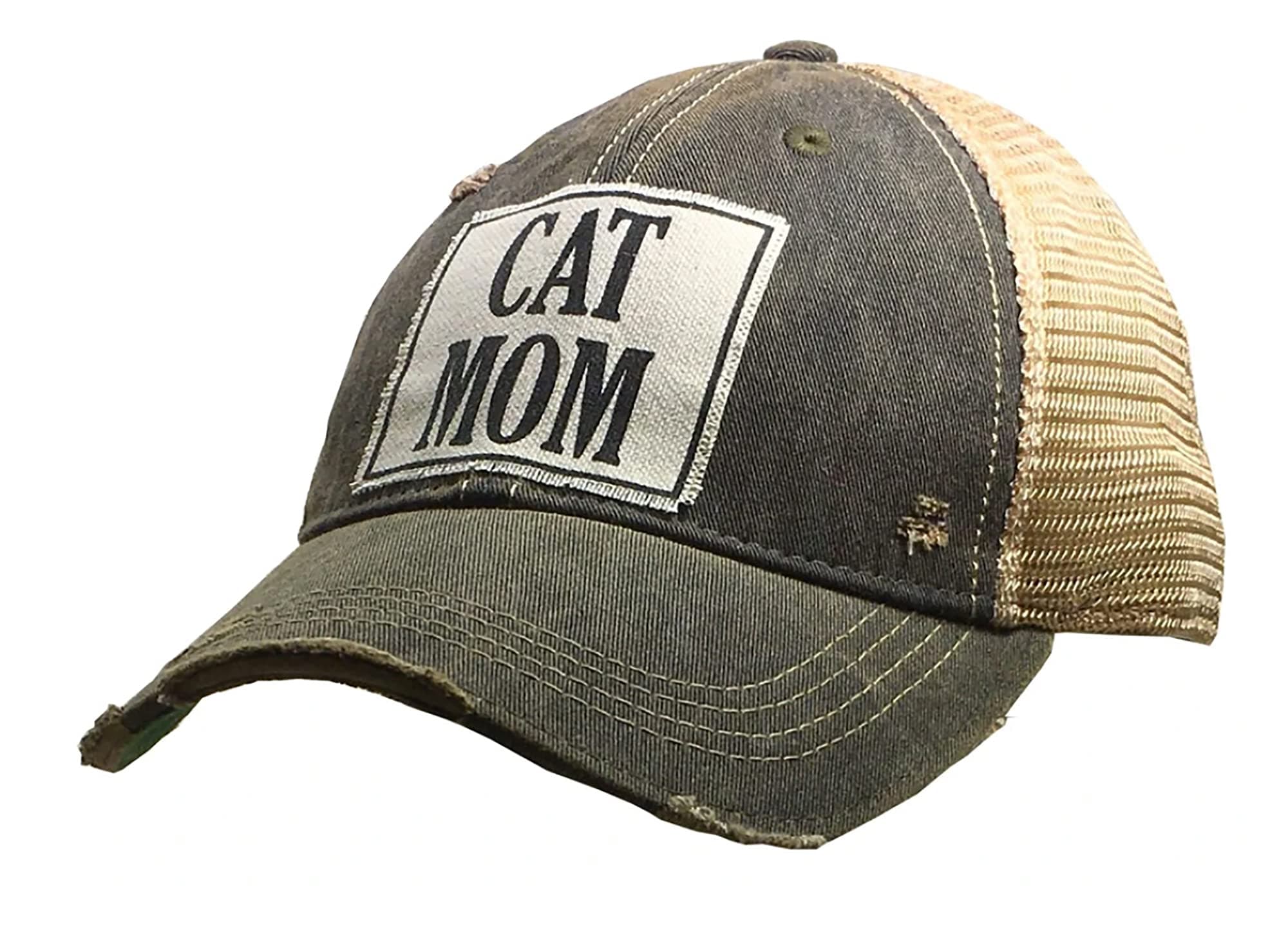 VINTAGE LIFE Distressed Washed Fun Baseball Trucker Mesh Cap