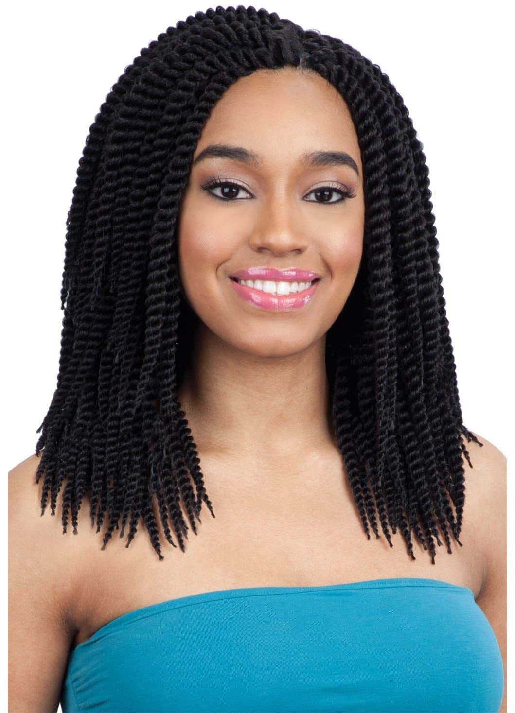 CHUNKY SENEGAL 10" (PU) - Model Model Glance Synthetic Crochet Braid Bulk Hair