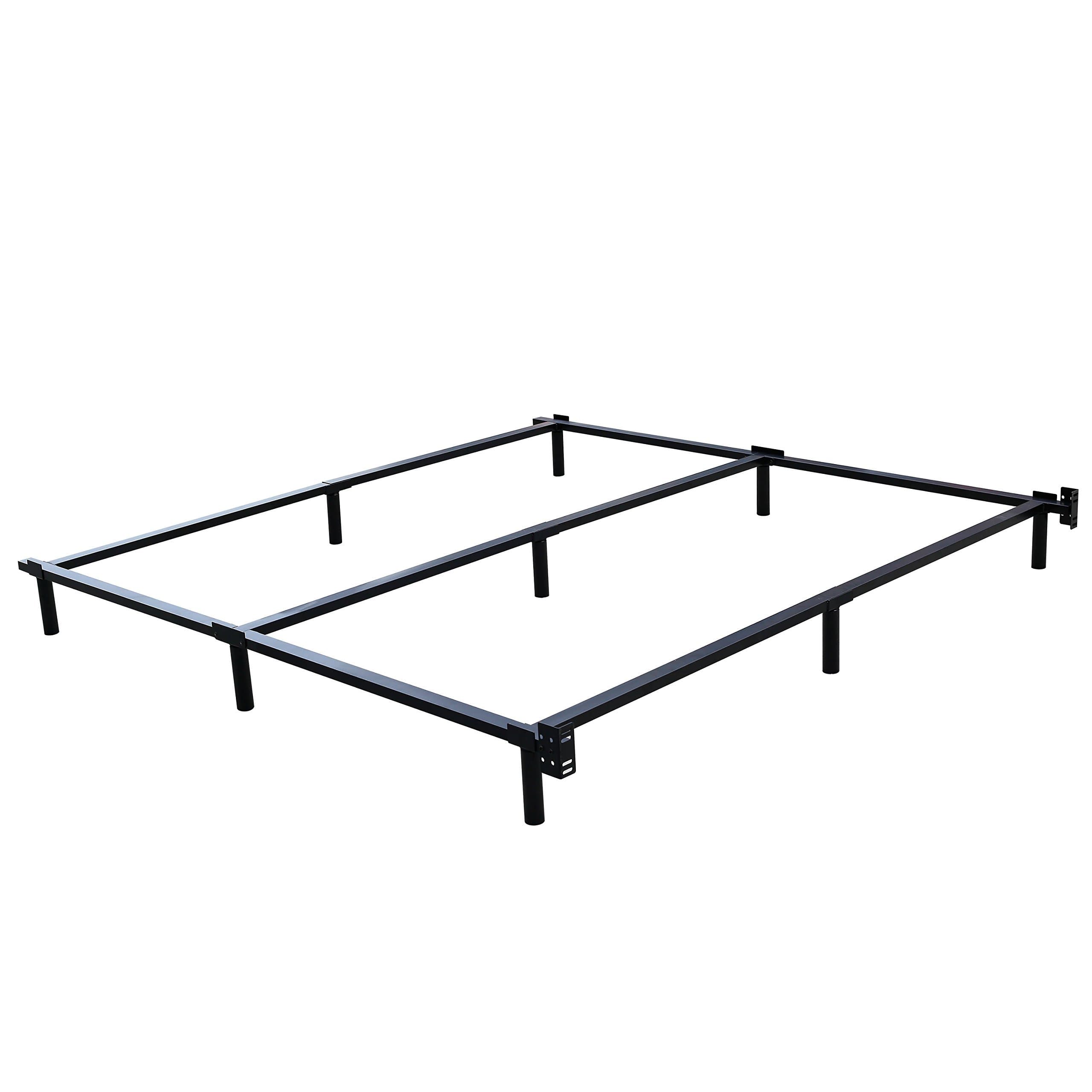 Heavy Duty Easy Assemble Steel Bed Frame Box Spring and Mattress Foundation (King)